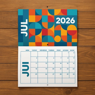  Stapled Calendars