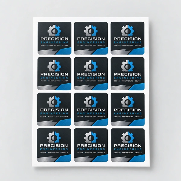  Square Vinyl Stickers