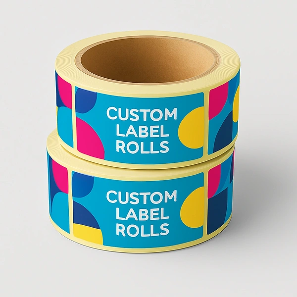  Square Stickers On A Roll Printing