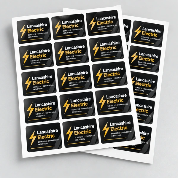  Vinyl Rectangle Sticker Printing