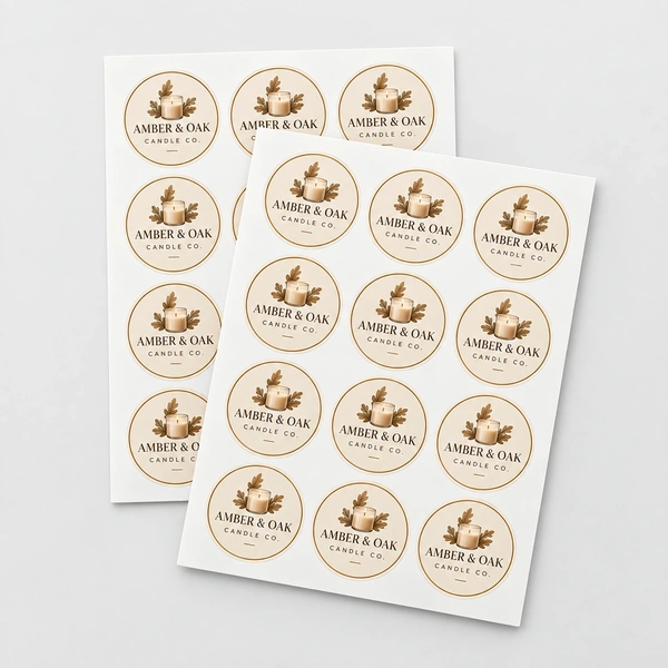  Circle Sticker Sheet Printing