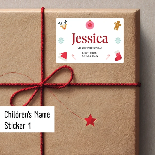  Childrens Name  -  Mockup  -  Sticker 1